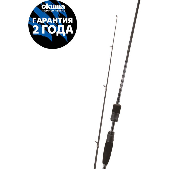 Удилище OKUMA Psycho Perch Spin 7'7'' 230cm 2-12g 2sec Solid TIP